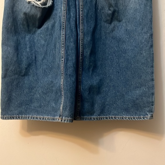 Divided blue jeans distress oversize wide leg grunge y2k retro - Picture 5 of 9